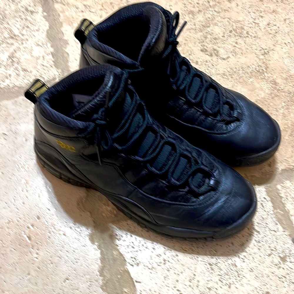 Jordan 10 Retro 6Y Black Leather
